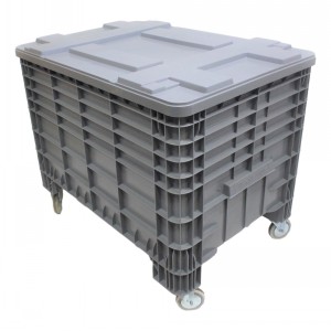 Plastic Pallet Box Euro Size 1200 x 800mm Mobile